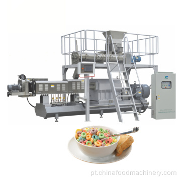 Linha de processamento automática de flocos de milho contínuo